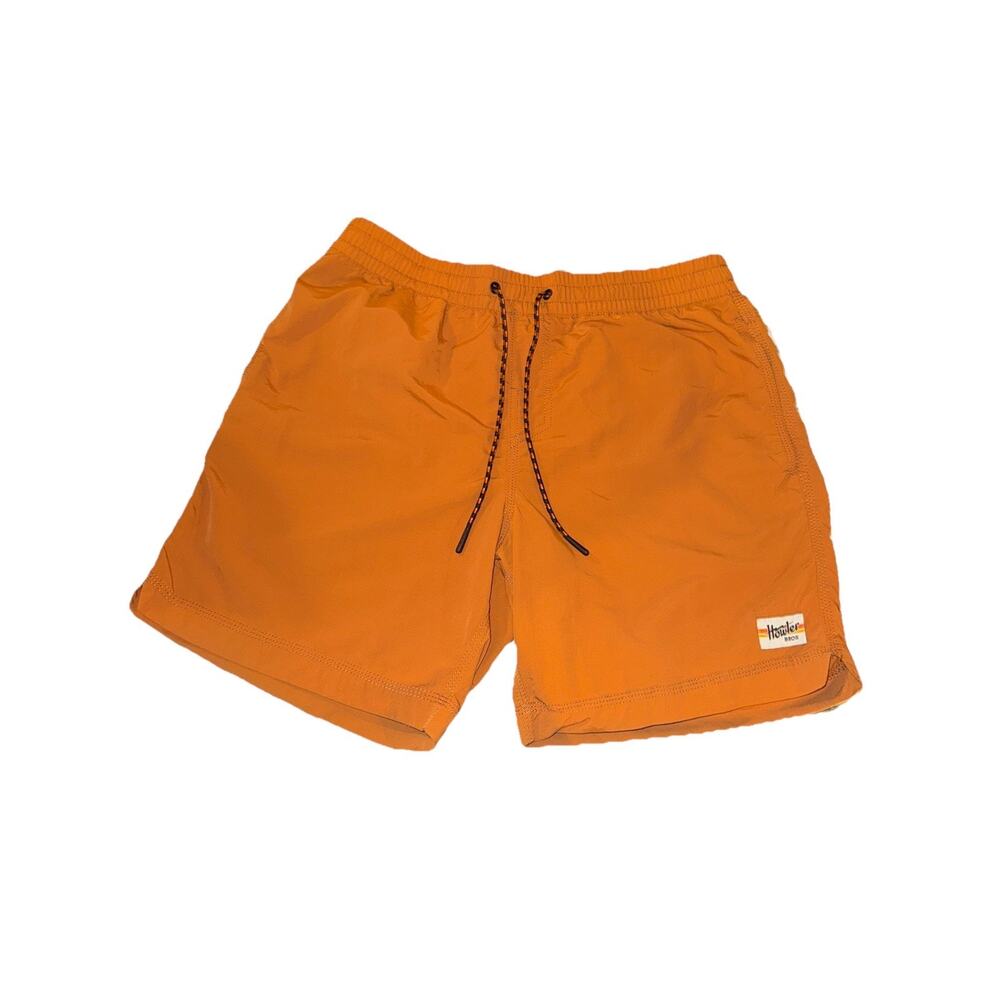 Howler Bros Pressure Drop Cord Shorts Mens 34 Orange Corduroy Stretch Drawstring